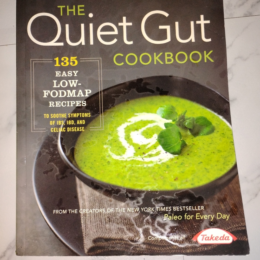 The Quiet Gut Cookbook by - Black and Green Cover